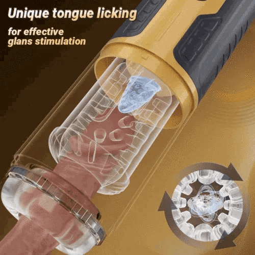 XR15: Automatyczny masturbator 5w1 z przyciskiem Turbo i ekranem LCD