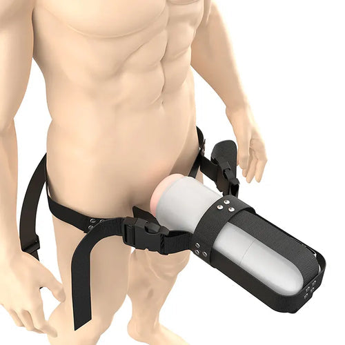 XA6: Regulowana Uprząż i Uchwyt na Pasek do Masturbatorów Hands-Free